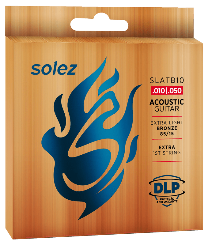 ENCORDOAMENTO SOLEZ PARA VIOLÃO BRONZE 85/15 0.010 - SLATB10