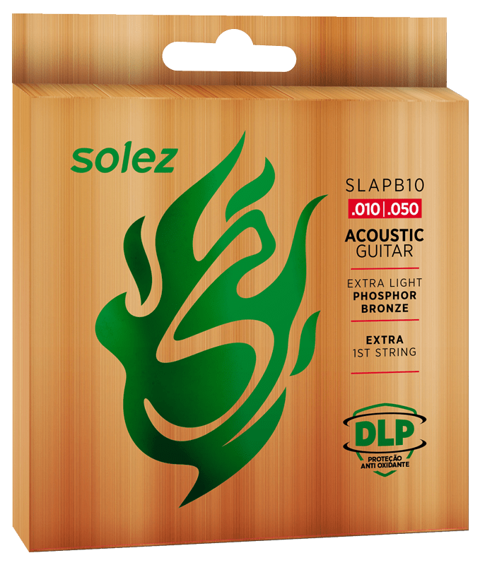 ENCORDOAMENTO SOLEZ PARA VIOLÃO P. BRONZE 0.010 - SLAPB10