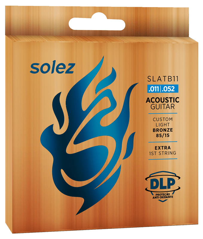 ENCORDOAMENTO SOLEZ PARA VIOLÃO BRONZE 85/15 0.011 - SLATB11