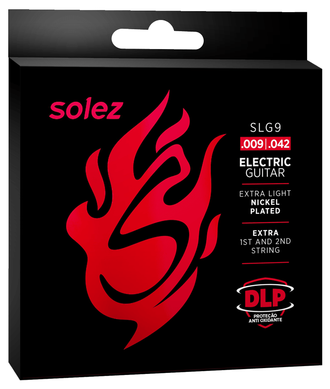ENCORDOAMENTO SOLEZ PARA GUITARRA CALIBRE 0.009 DLP - SLG9