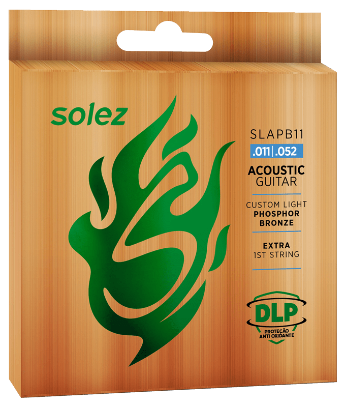 ENCORDOAMENTO SOLEZ PARA VIOLÃO P. BRONZE 0.011 - SLAPB11